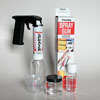Kit barniz 2k brillante en frasco con atomizador y mango