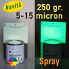 Pintura Fosforescente brilla en la oscuridad. 5/15 micrones. 250 gr