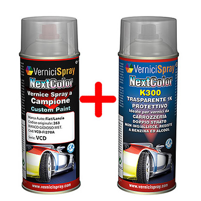 Kit retoque coche metalizado en pintura spray
