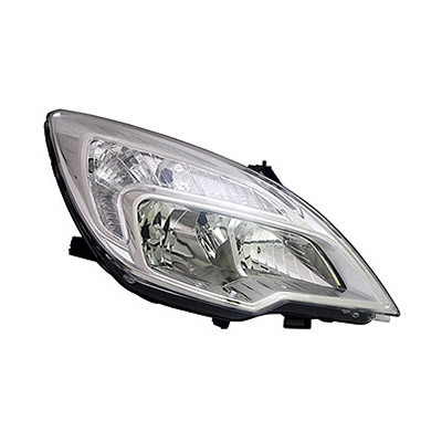 Faro Principal Derecho, H7+H1 - Eléctrico con Motor