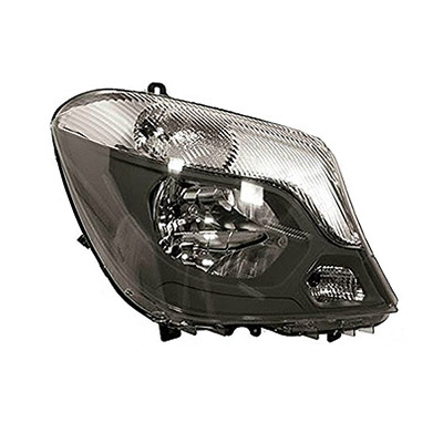 Faro Principal Derecho, H7+H7 - Elctrico con Motor