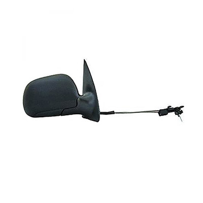Espejo Retrovisor Exterior Negro, Mecánico con cables - lado derecha