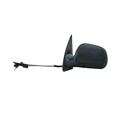 Espejo Retrovisor Exterior Negro, Mecánico con cables - lado izquierda