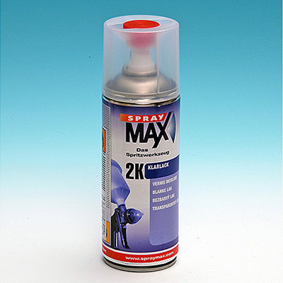 Barniz bicomponente Alto Brillo en aerosol especial 400 ml para retoque de coche