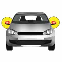 Cristal Espejo Retrovisor izquierdo/derecho 