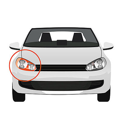 Faro Principal Derecho, H7+H7 - Elctrico sin Motor