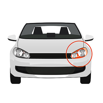 Faro Principal Izquierdo, H7+HB3 - Elctrico