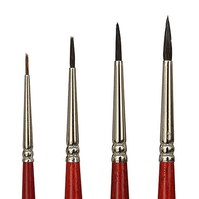 Pinceles de retoque carrocera en ms tamaos de alta calidad