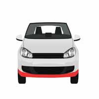 Tapa gancho de remolque delantero