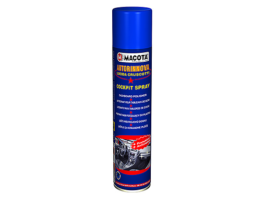 Limpiador en spray para salpicaderos de coches sin silicona  