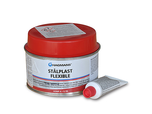 Flexibel - Masilla flexible de polister bicomponente de Hagmans StalPlast  