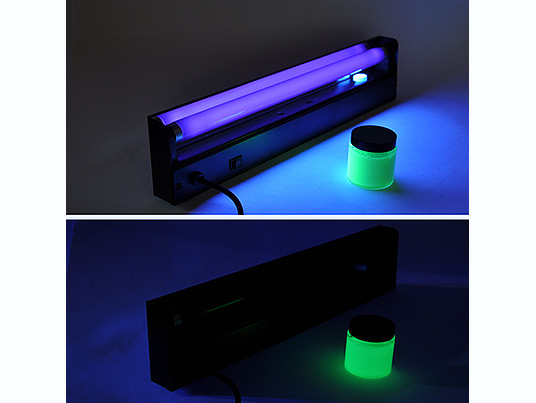 Tubo UV para cargar productos Fosforescentes que brillan en la oscuridad  
