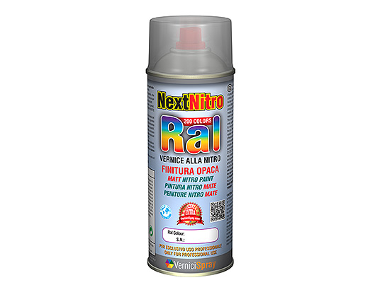 Pintura Nitro Mate en todos los colores RAL en aerosol  